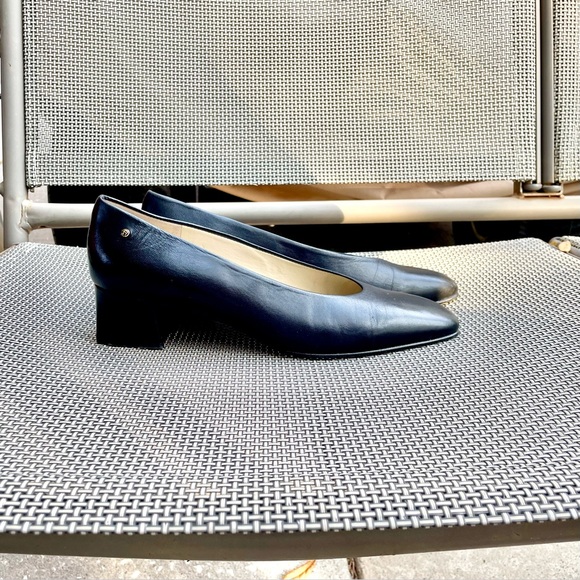 *EUC* Etienne Aigner Sarah Pumps - Womens Size 10M - Black Leather -Made n Spain - Picture 4 of 10